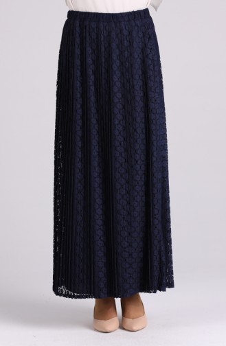 Navy Blue Skirt 4030-01