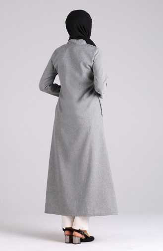 Gray Abaya 4051-01