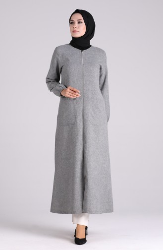 Gray Abaya 4052-01