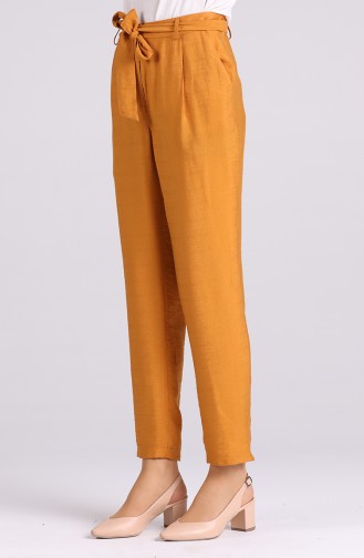 Dark Mustard Broek 9Y1911306-03