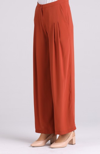Pleated wide-leg Trousers 11014-01 Tile 11014-01