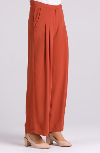 Pleated wide-leg Trousers 11014-01 Tile 11014-01