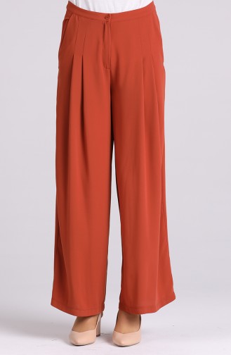 Pleated wide-leg Trousers 11014-01 Tile 11014-01