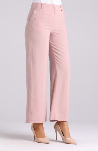 Flared Skinny Trousers 11015a-01 Powder 11015A-01