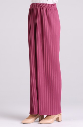 Pleated wide Leg Pants 2027-05 Dried Rose 2027-05