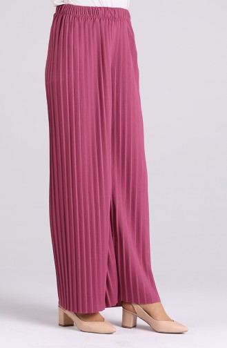 Pleated wide Leg Pants 2027-05 Dried Rose 2027-05