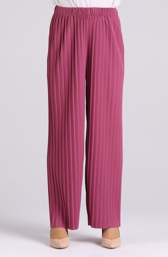 Pleated wide Leg Pants 2027-05 Dried Rose 2027-05