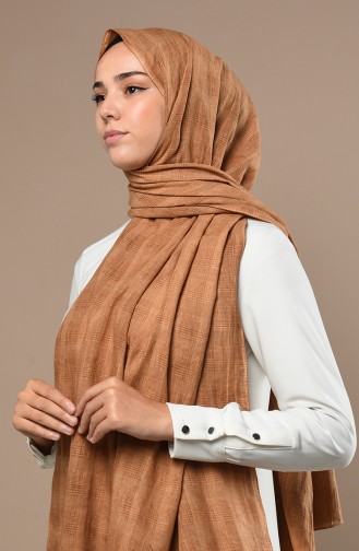 Saffron Colored Shawl 3013PE-08