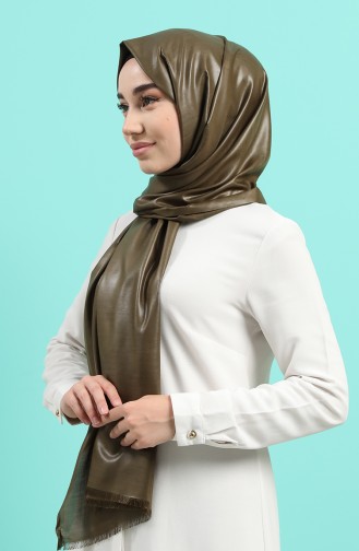 Khaki Shawl 3014DE-15