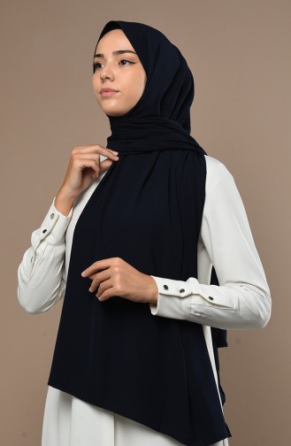 Navy Blue Shawl 3016Mİ-07