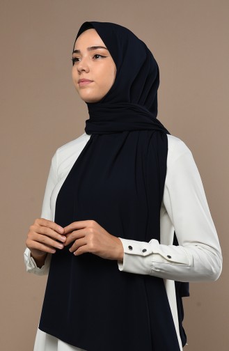 Navy Blue Shawl 3016Mİ-07