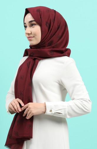 Claret red Sjaal 3018PYD-19