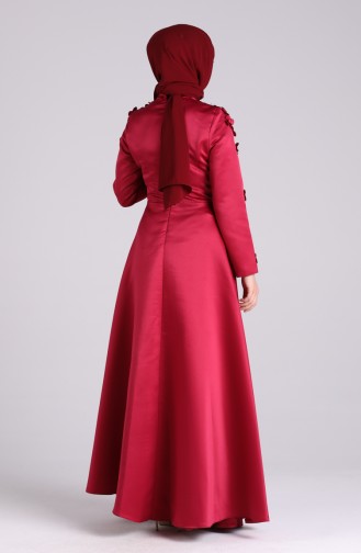 Habillé Hijab Bordeaux 1017-04