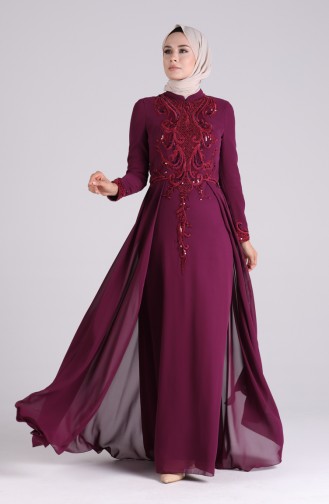 Stony Evening Dress 9211-01 Damson 9211-01