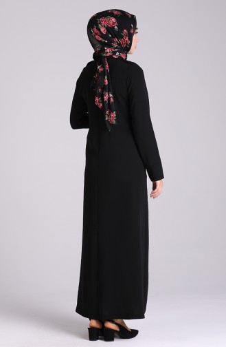 Robe Hijab Noir 0920-01