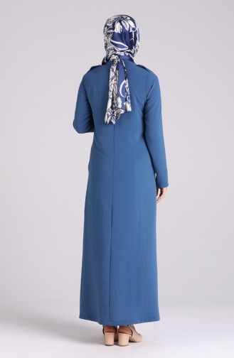 Aerobin Fabric Pocket Dress 0920-03 Indigo 0920-03