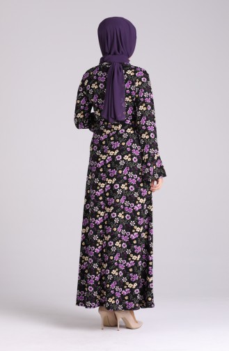 Robe Hijab Noir 5885C-03