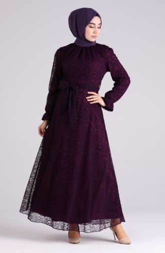 Robe Hijab Pourpre 60182-01