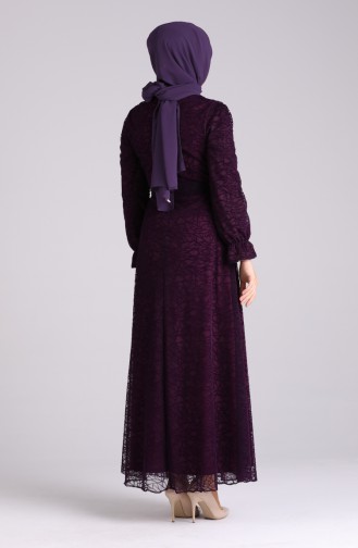 Robe Hijab Pourpre 60182-01