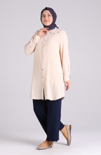 Cream Tuniek 201390-06