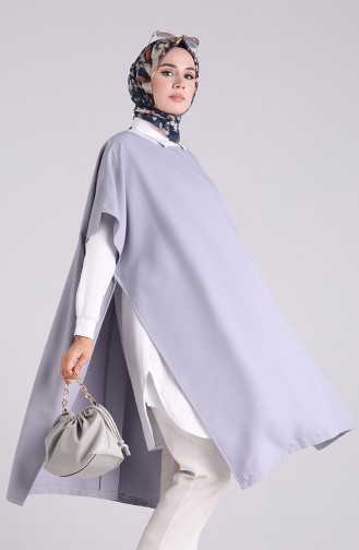 Gray Poncho 1016-02