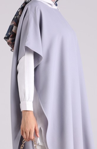 Gray Poncho 1016-02