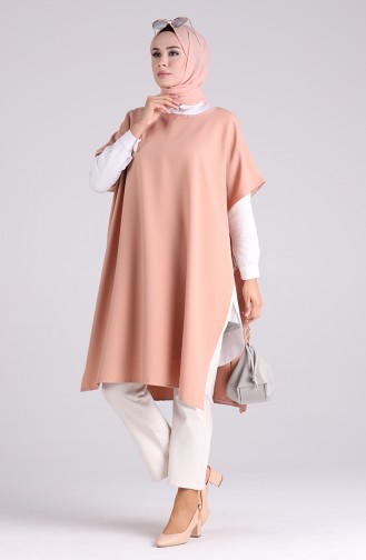 Beige Poncho 1016-03