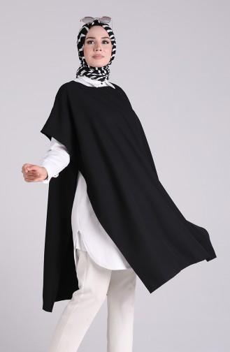 Black Poncho 1016-04