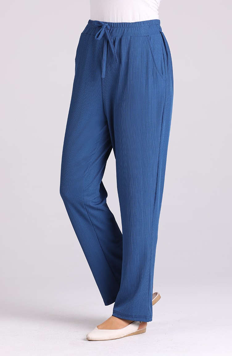 indigo color pants