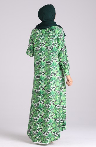 Green Hijab Dress 0240-01
