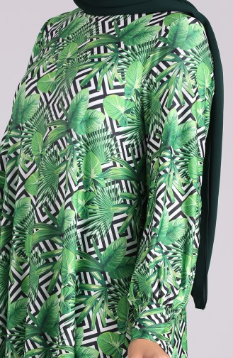 Green Hijab Dress 0240-01
