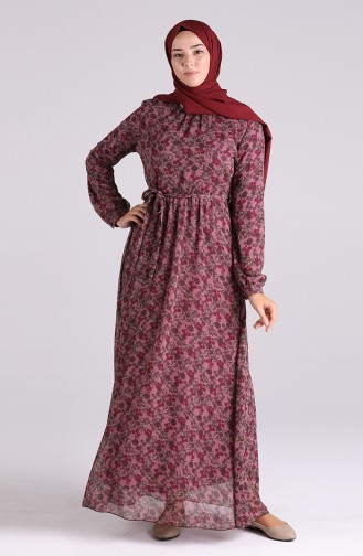 Robe Hijab Plum 20Y3064001A-01