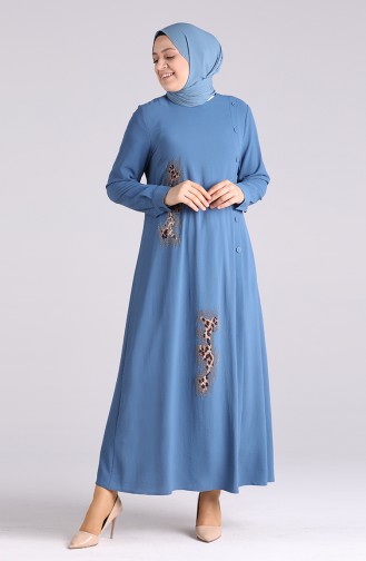 Robe Hijab Indigo 1313-04