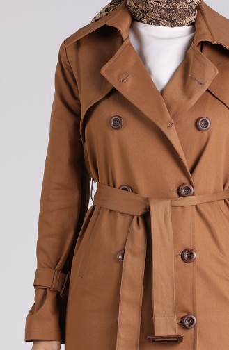 Tobacco Brown Trench Coats Models 90007-03