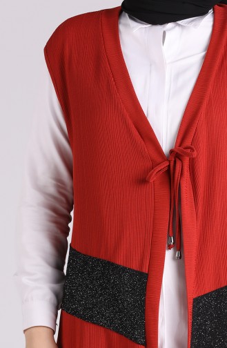 Brick Red Waistcoats 1338-01