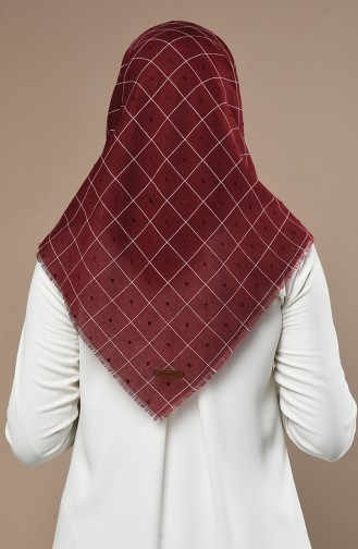 Claret red Hoofddoek 2536-09