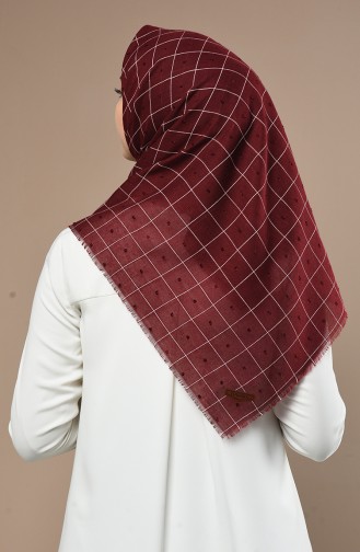 Claret red Hoofddoek 2536-09