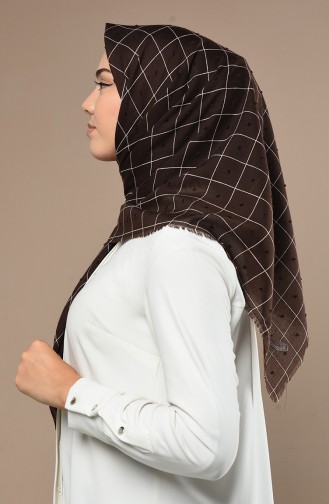 Dark Brown Hoofddoek 2536-16