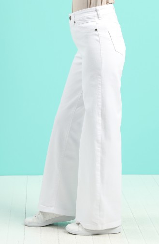 Pantalon Blanc 9100-05