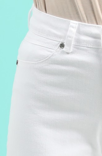 Pantalon Blanc 9100-05