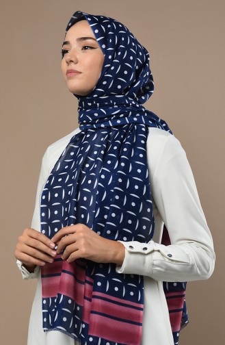 Navy Blue Shawl 290-120