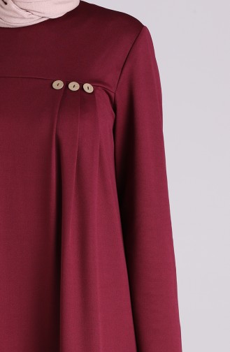Pleated Dress 1908-12 Dark Burgundy 1908-12