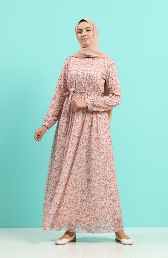 Powder Hijab Dress 20Y3064001-04