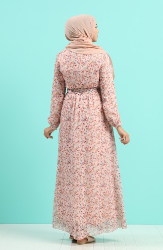 Powder Hijab Dress 20Y3064001-04