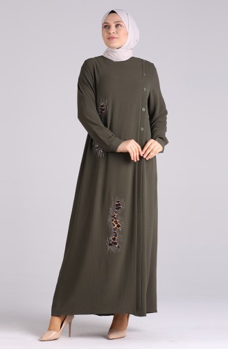 Robe Hijab Khaki 1313-06