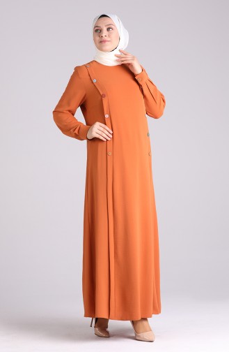 Robe Hijab Tabac 1314-04
