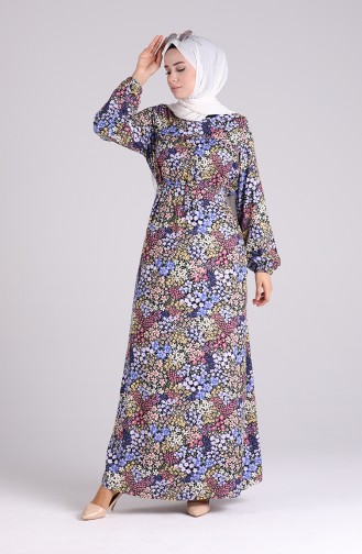 Robe Hijab Pourpre 8092C-01