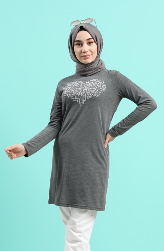 Printed Tunic 09082-01 Anthracite 09082-01