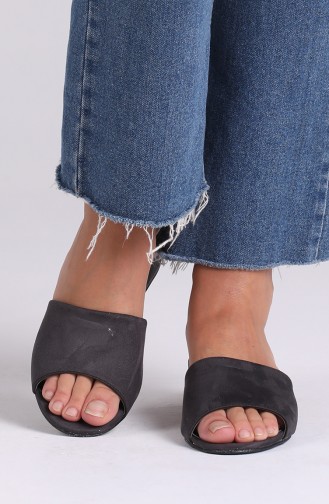 Gray Summer slippers 0526-04