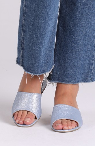 Blue Summer slippers 0526-14